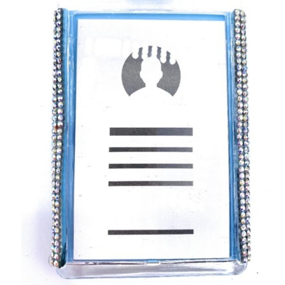 Bling ID Badge Pink Blue - Picture 2 of 4